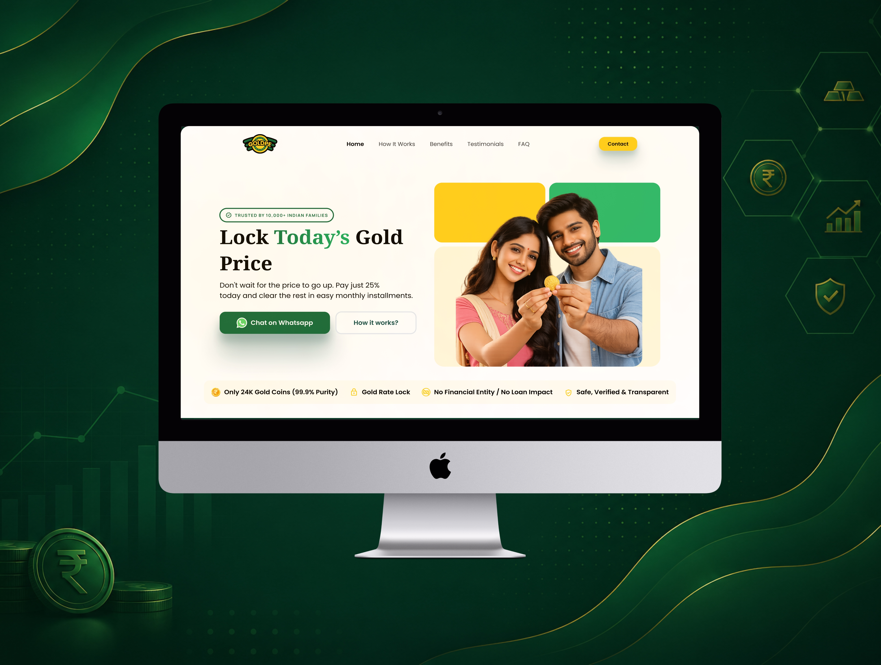 GoldPe app — hero banner