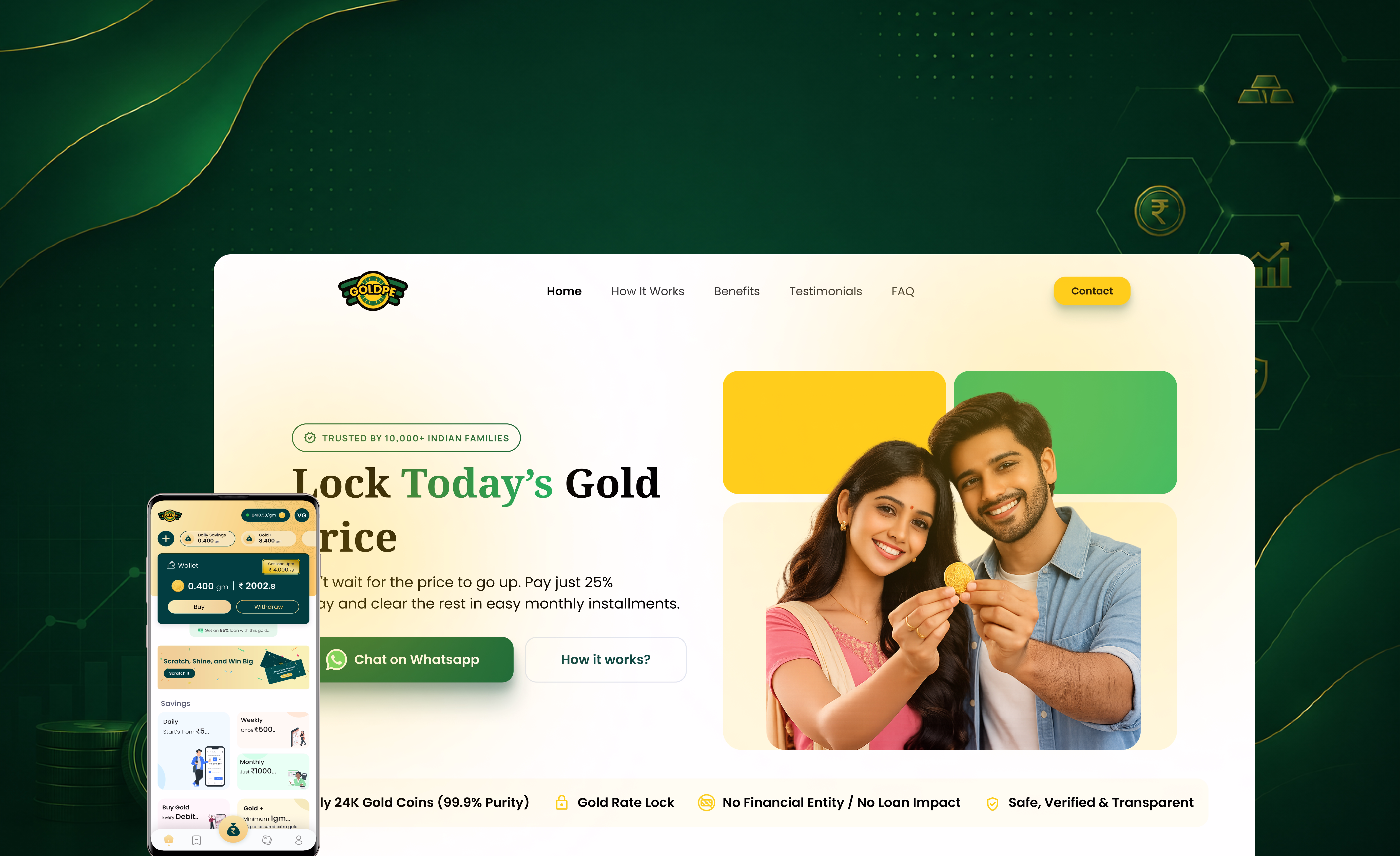 GoldPe — design process