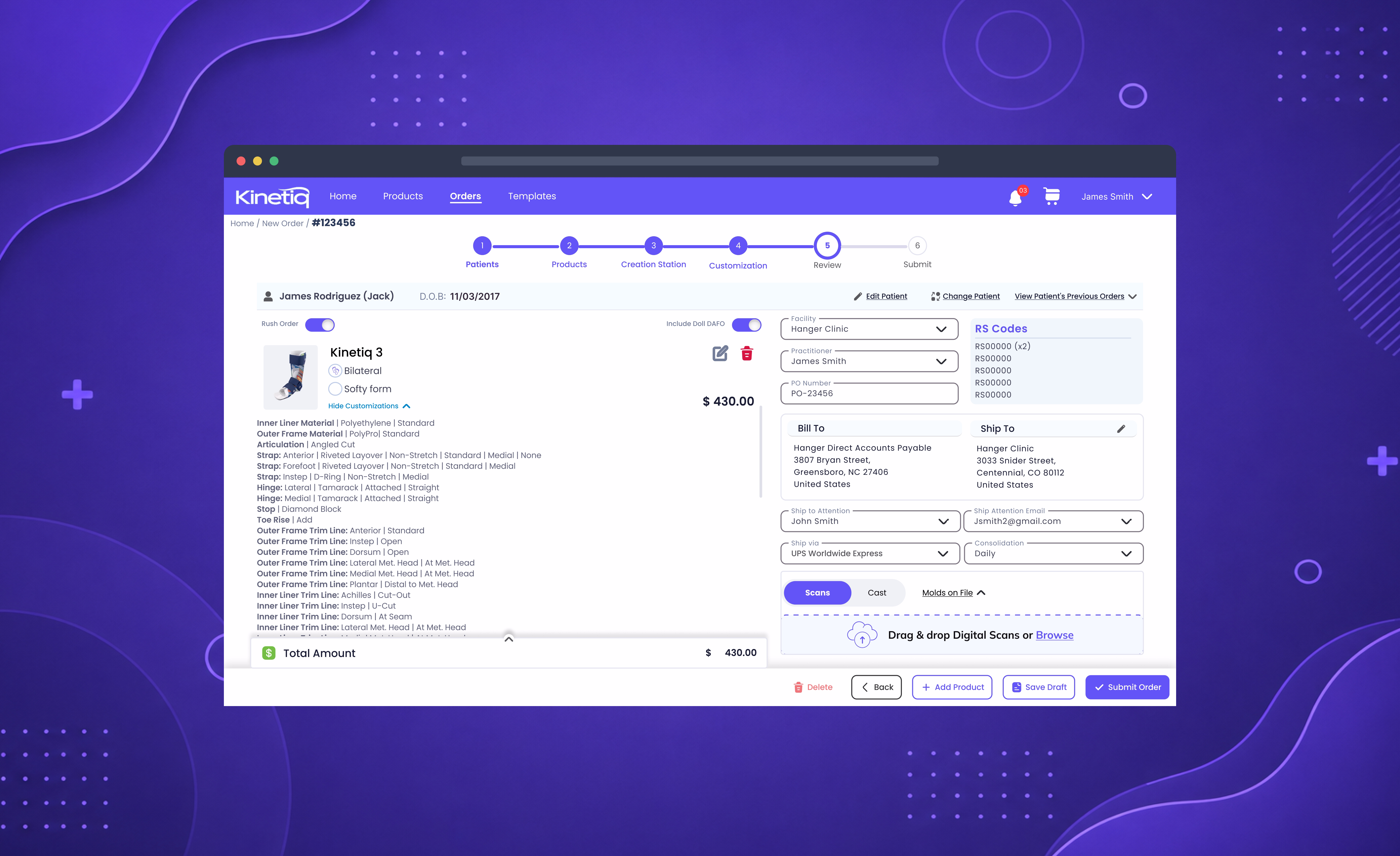 Kinetiq — design process