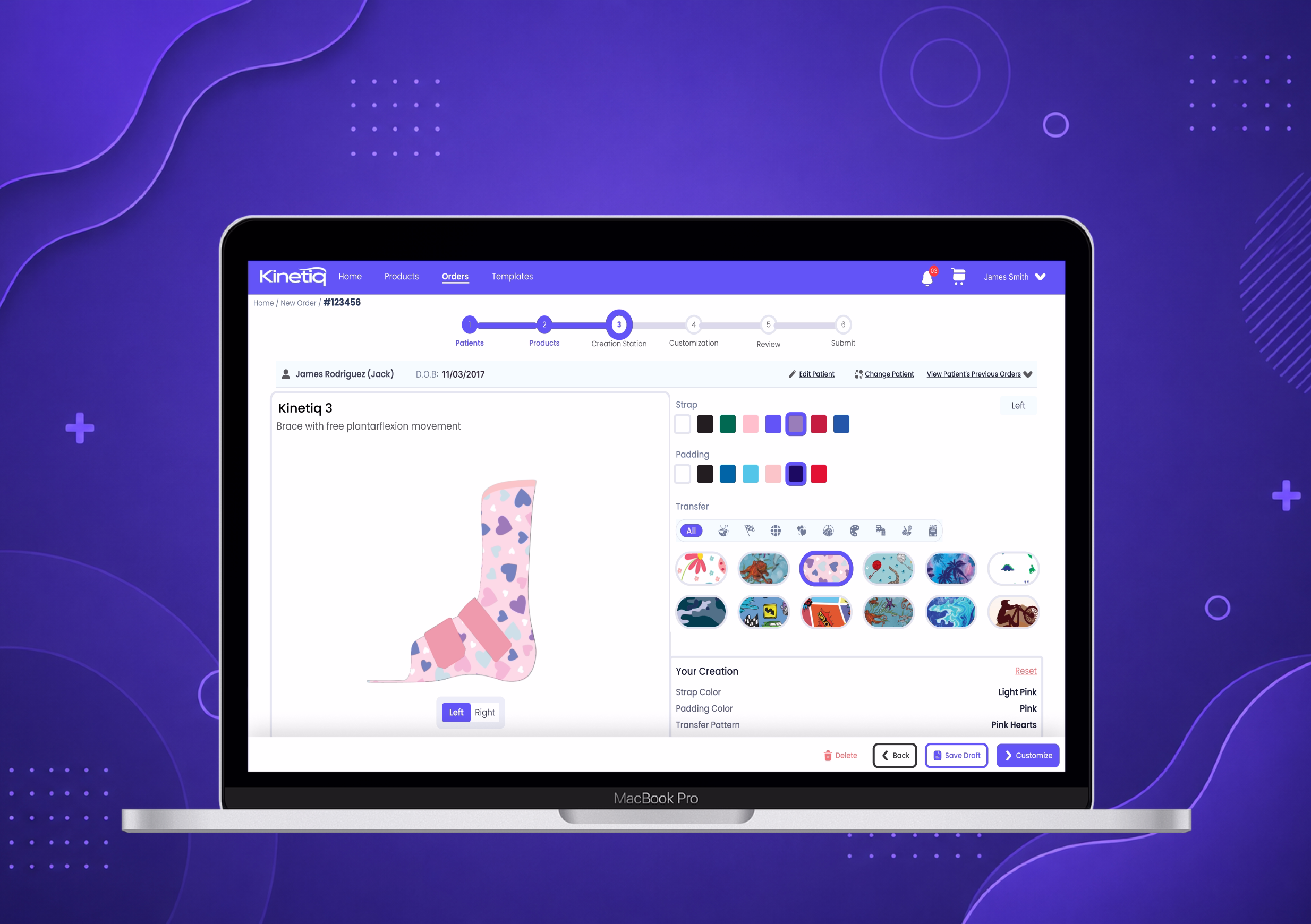 Kinetiq digital platform for discovering orthopedic boots, AFOs, braces, and mobility solutions