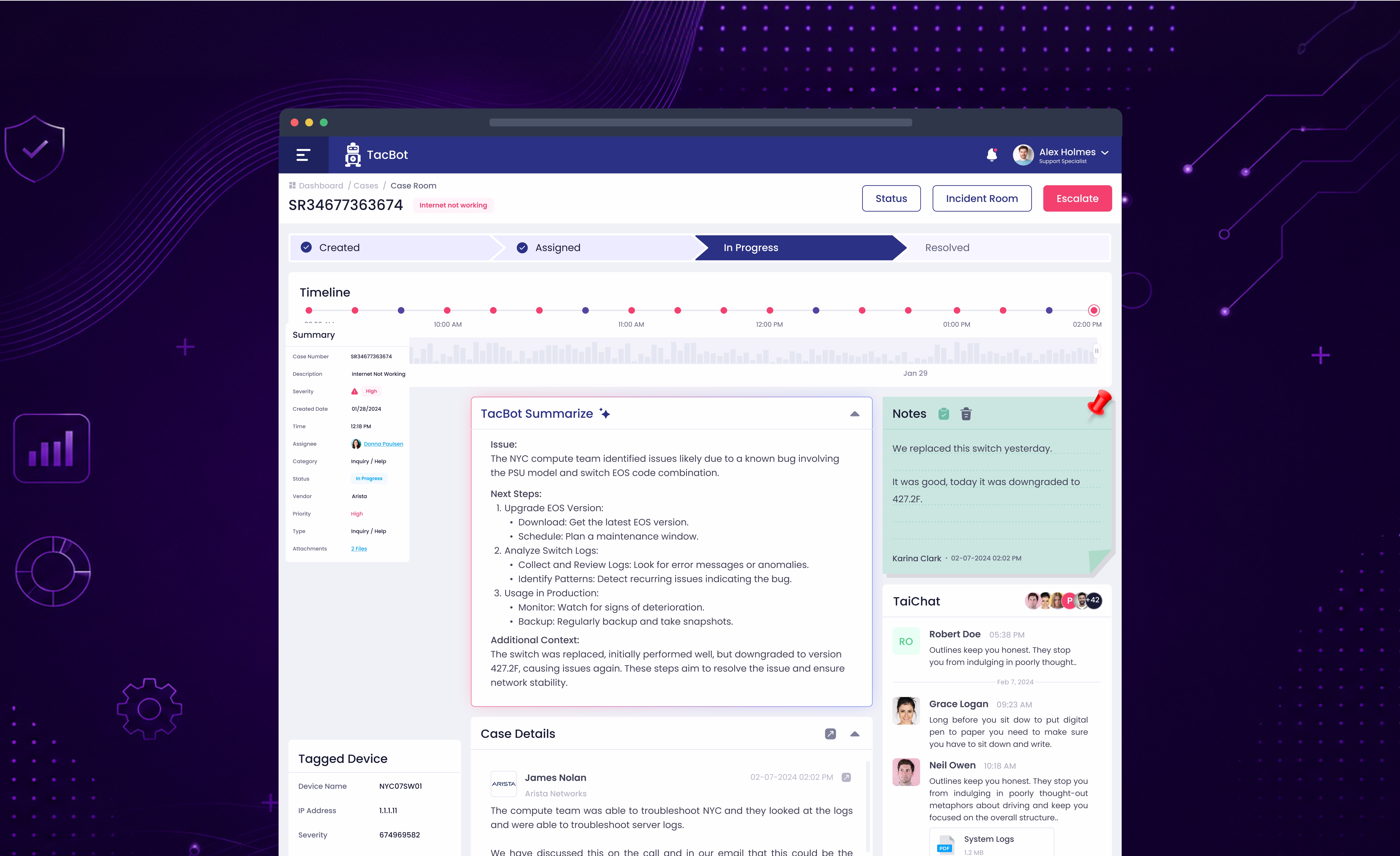 TacBot.ai — design process