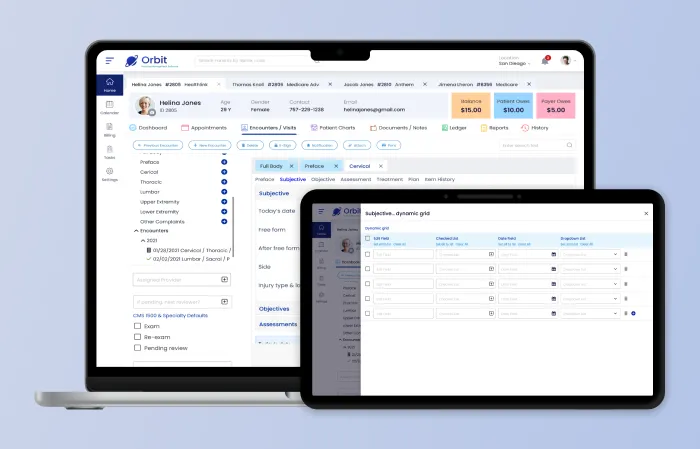 Symptom tracking flow