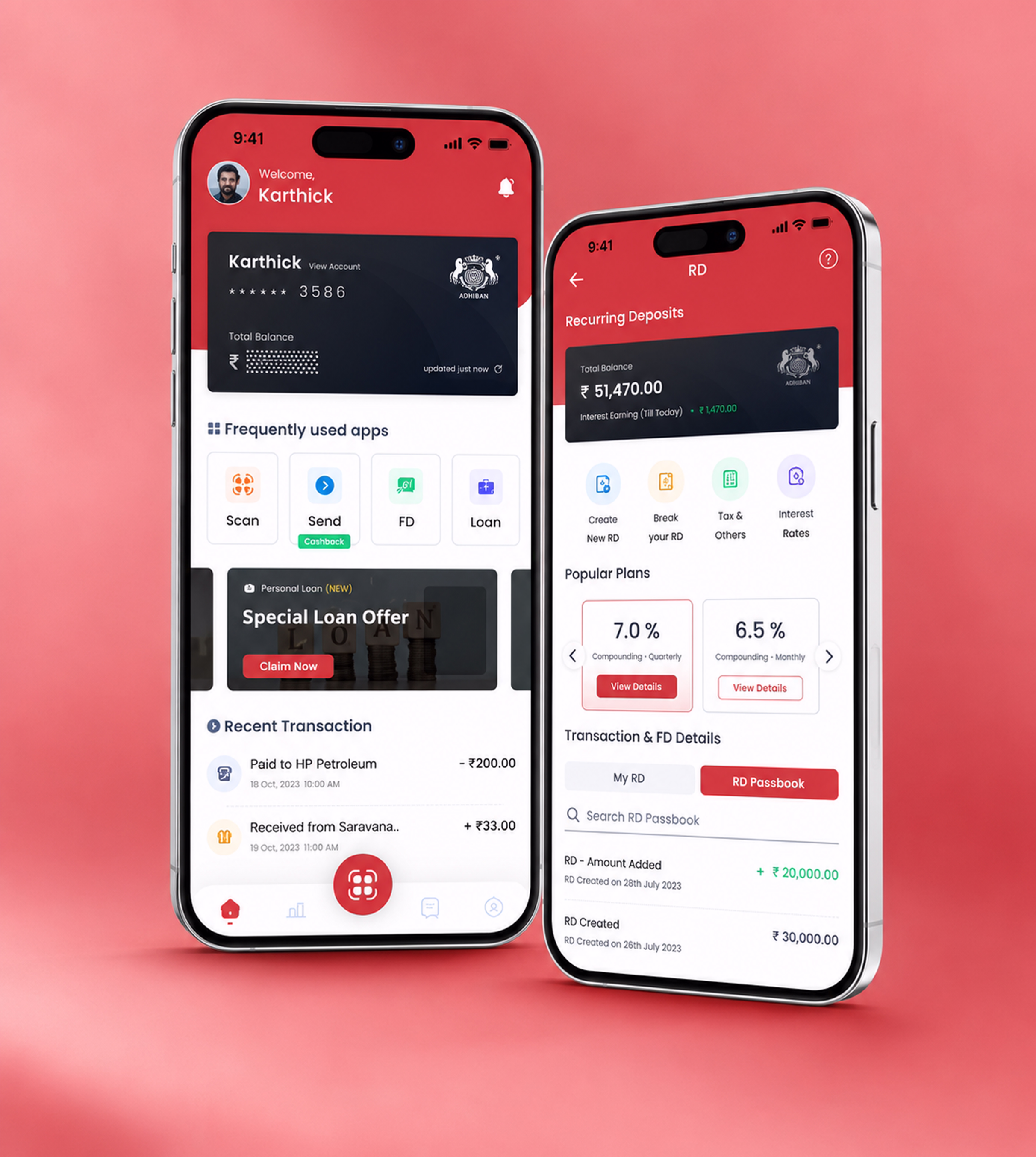 Adhiban app screenshot